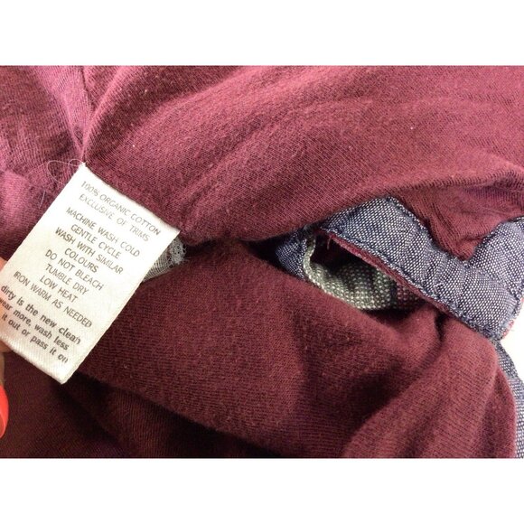 Horny Toad Plaid Shirt Snap Front Flannel Lined Womens Small - Picture 7 of 7